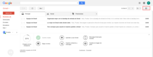 Configuración en Gmail